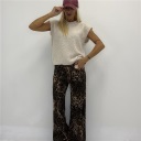 gilet con scollo tondo teddy